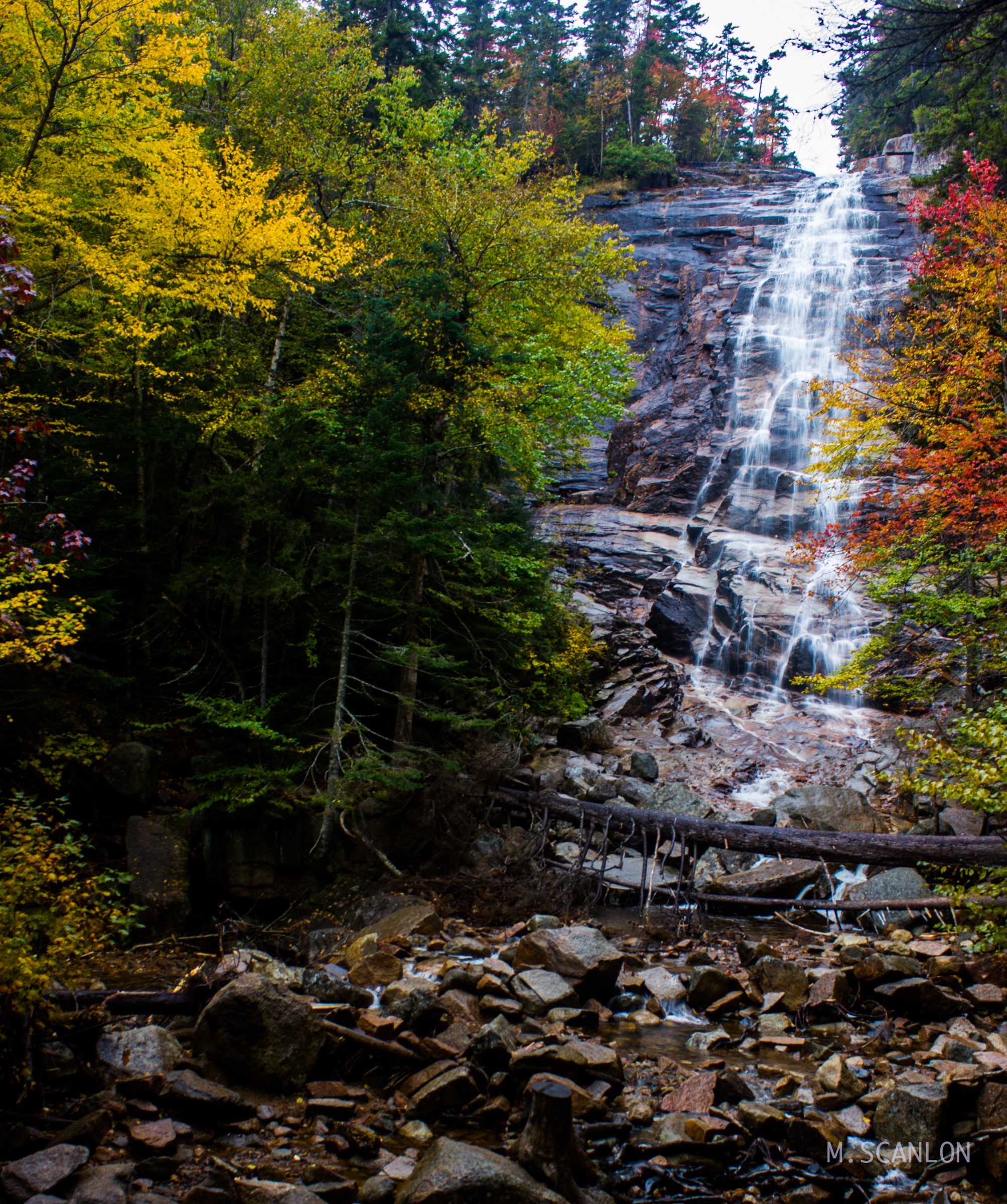 Arethusa Falls main view of arethusa falls