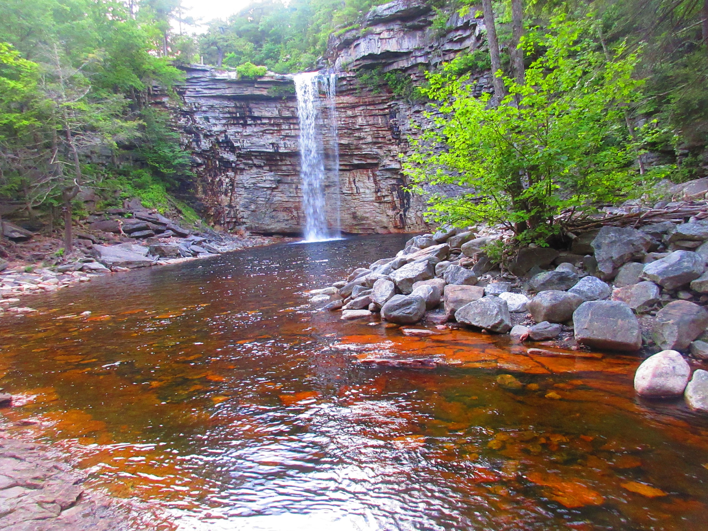 Awosting Falls main view of awosting falls