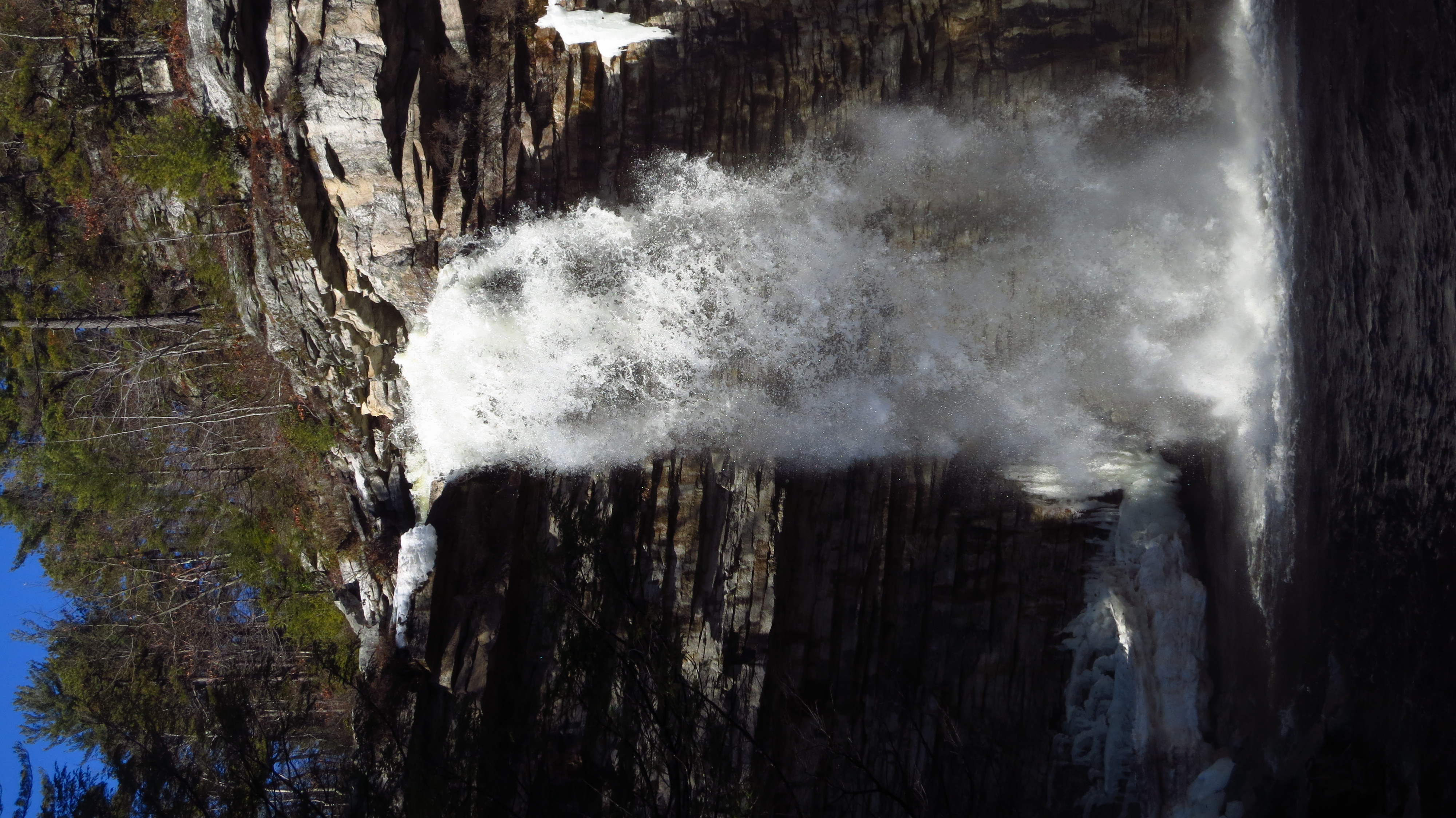 Awosting Falls waterfall view