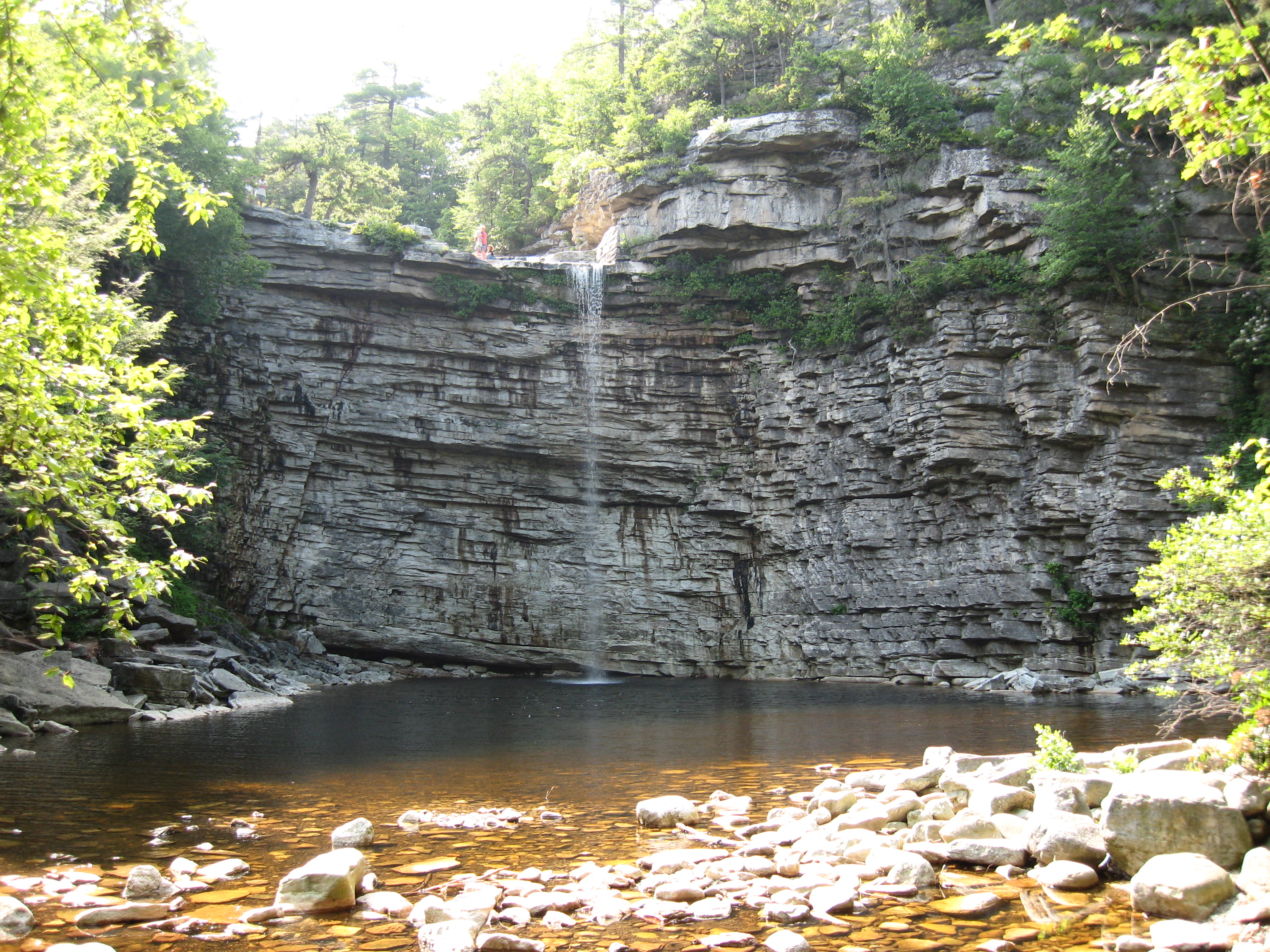 Awosting Falls waterfall view