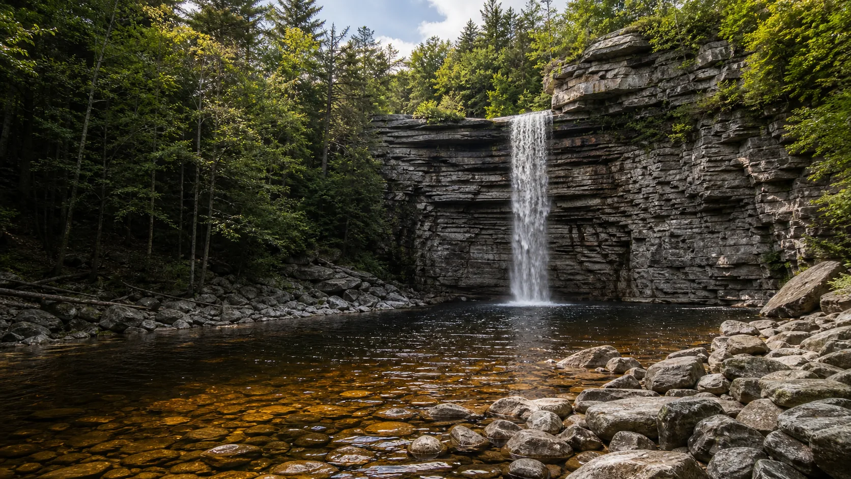 Awosting Falls waterfall guide