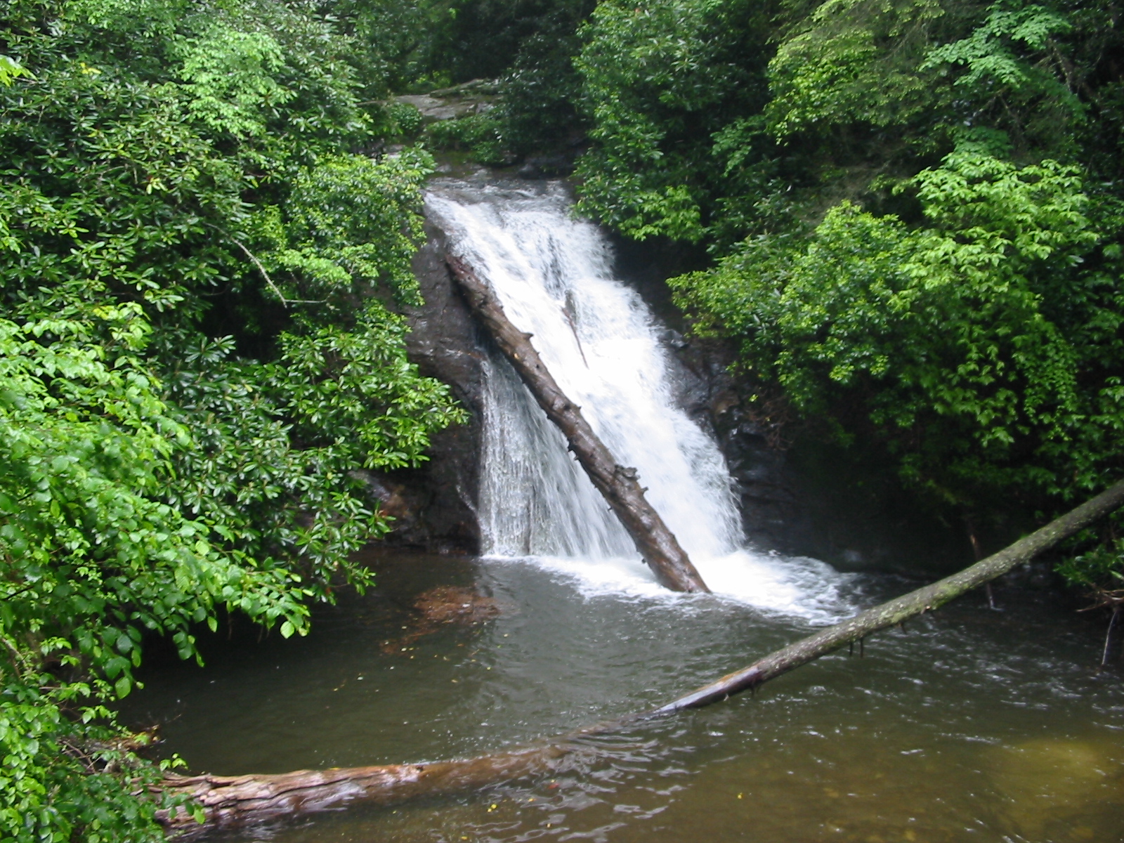 Blue Hole Falls Blue Hole Falls waterfall in Georgia