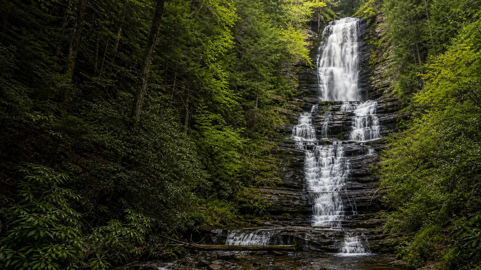 Two Delaware Valley waterfalls from the Pocono ridge to the Shawangunks