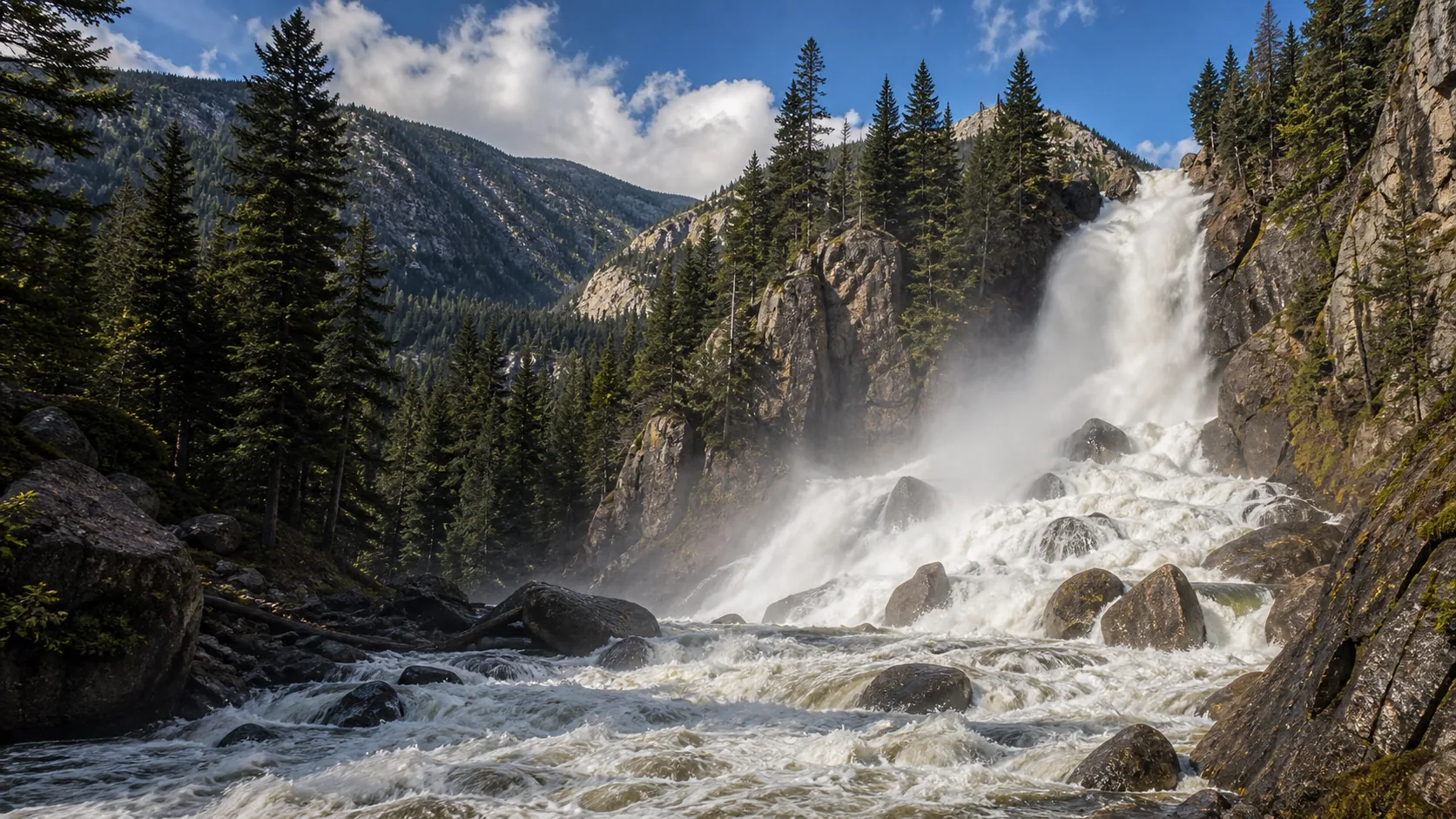 Fish Creek Falls waterfall guide