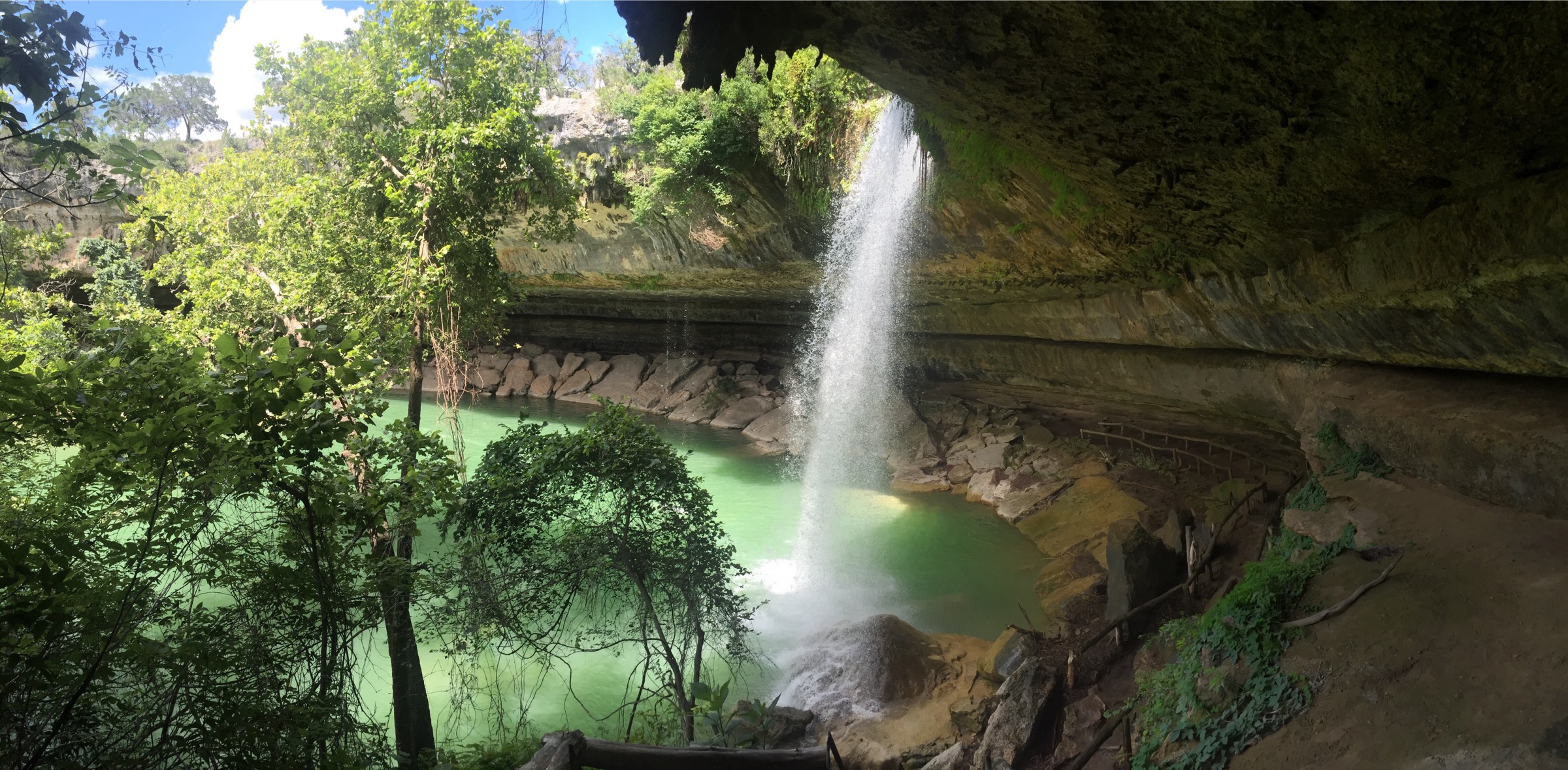 Hamilton Pool Preserve waterfall view