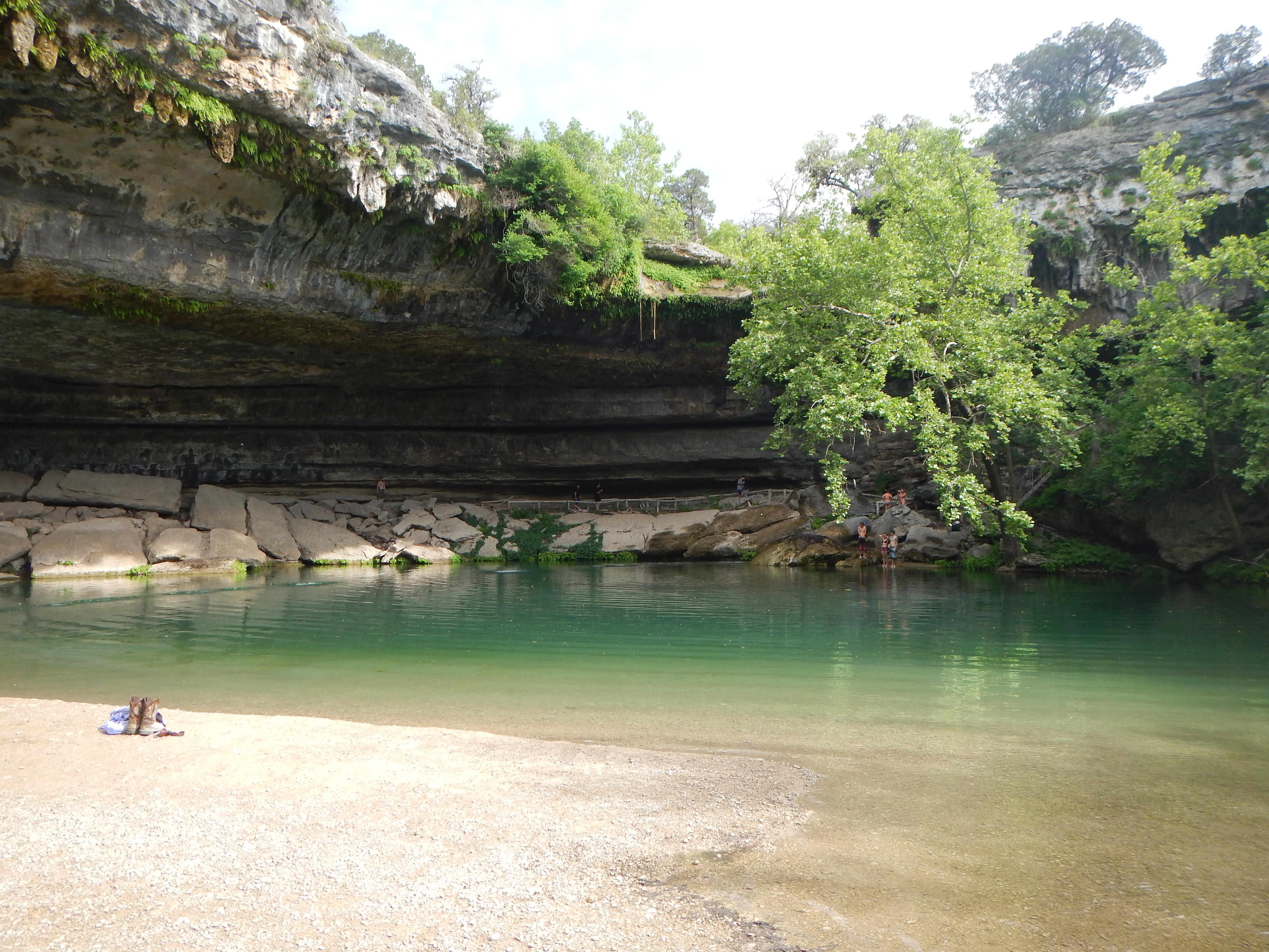 Hamilton Pool Preserve waterfall view