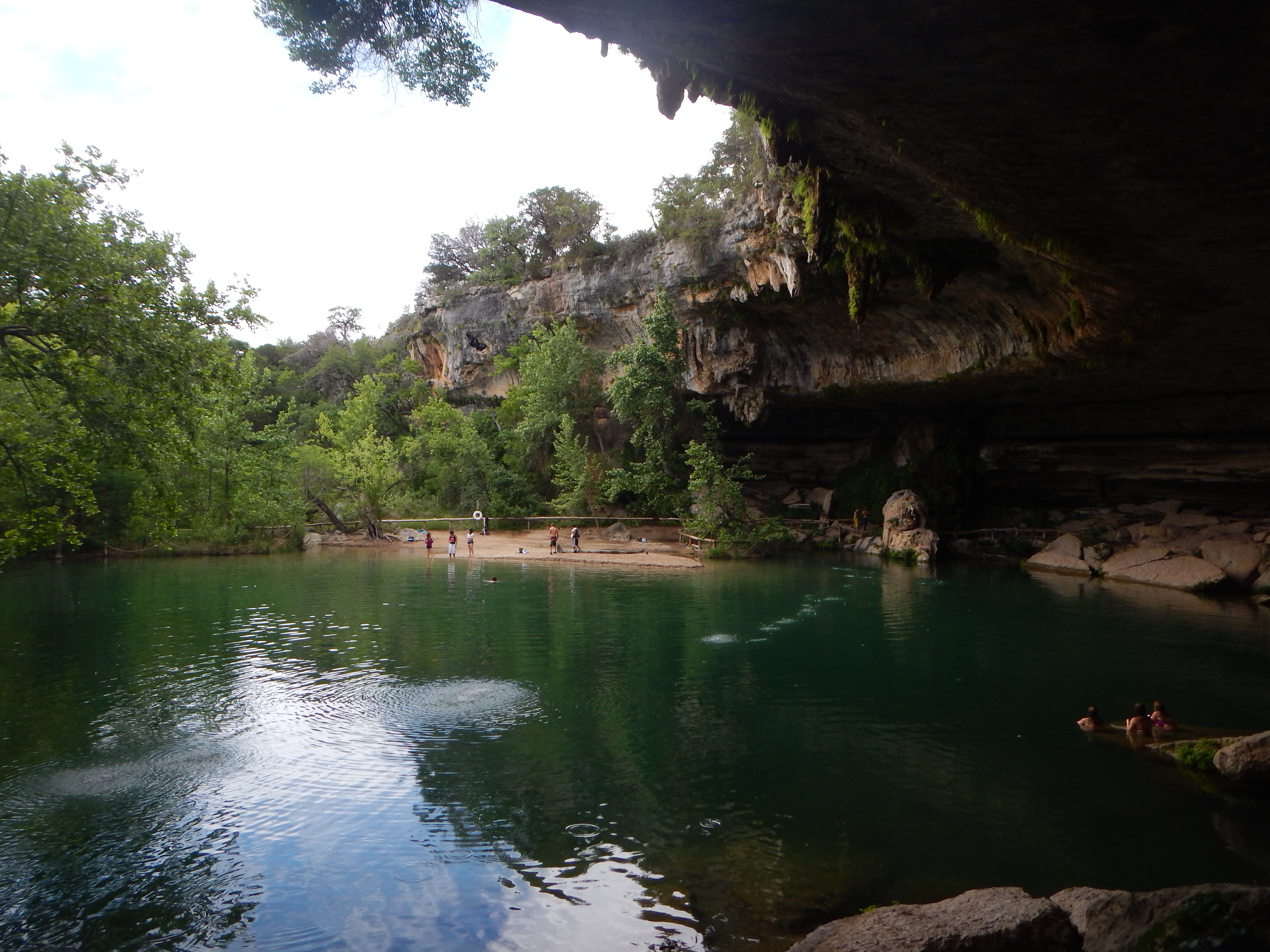 Hamilton Pool Preserve in summer or green-season visit