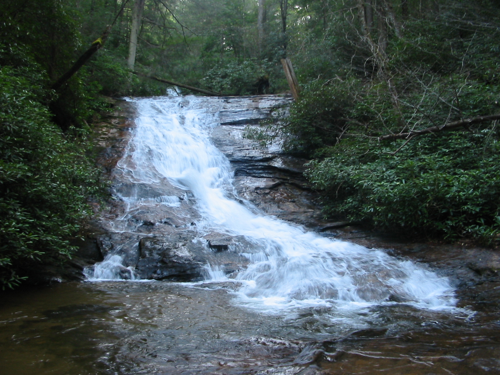 Helton Creek Falls waterfall view