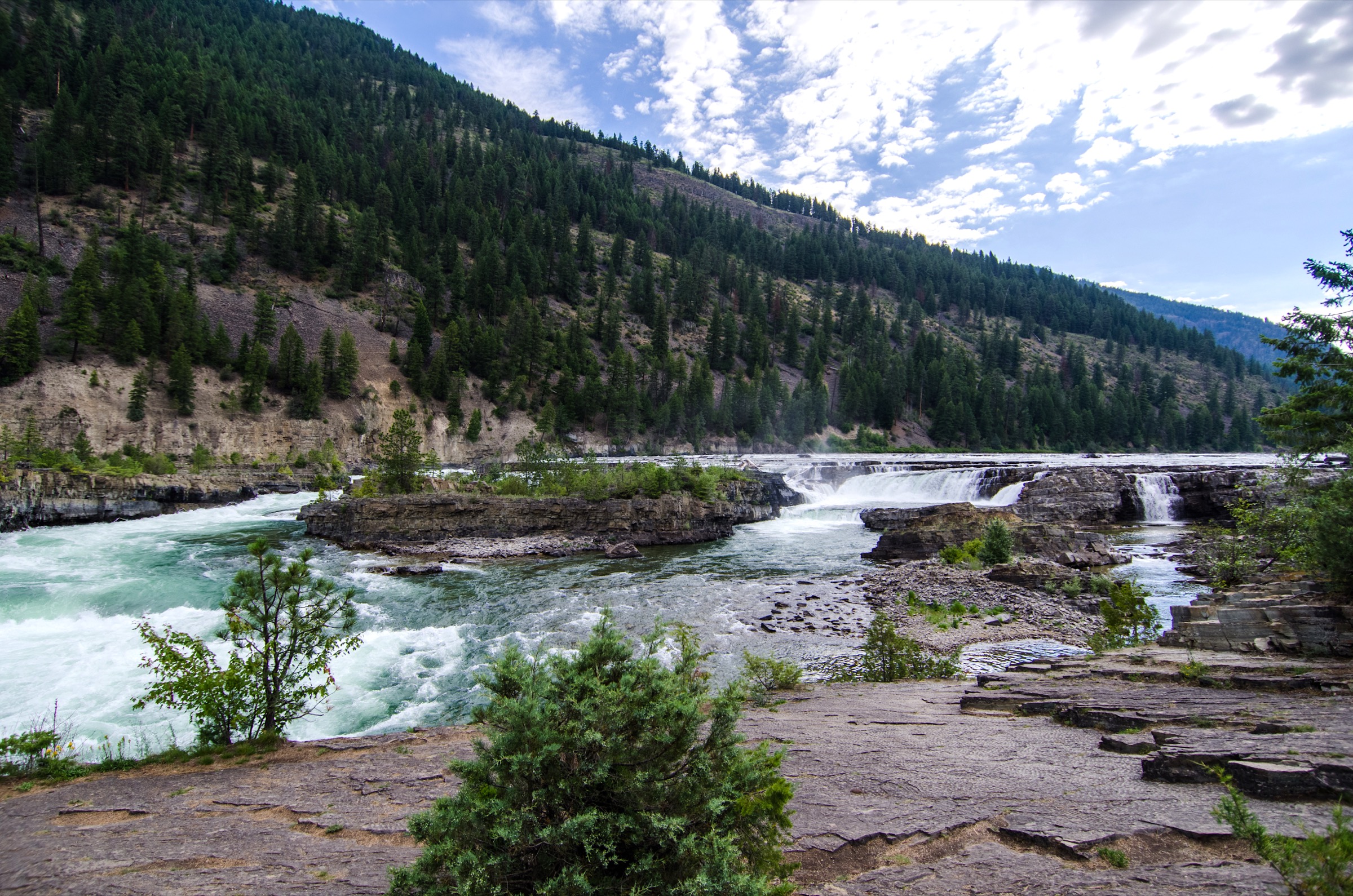 Kootenai Falls Kootenai Falls waterfall in Montana