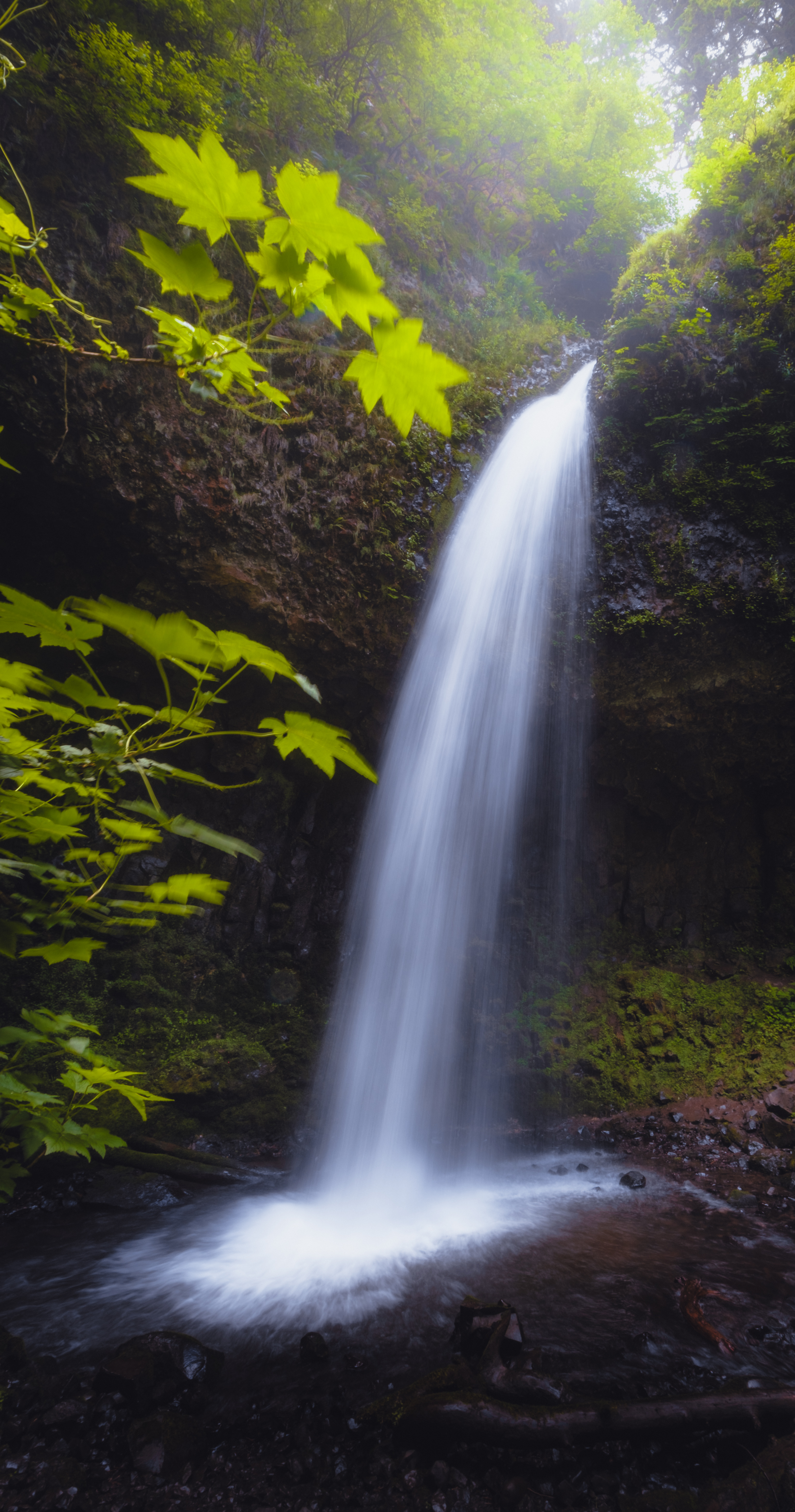 Latourell Falls waterfall view