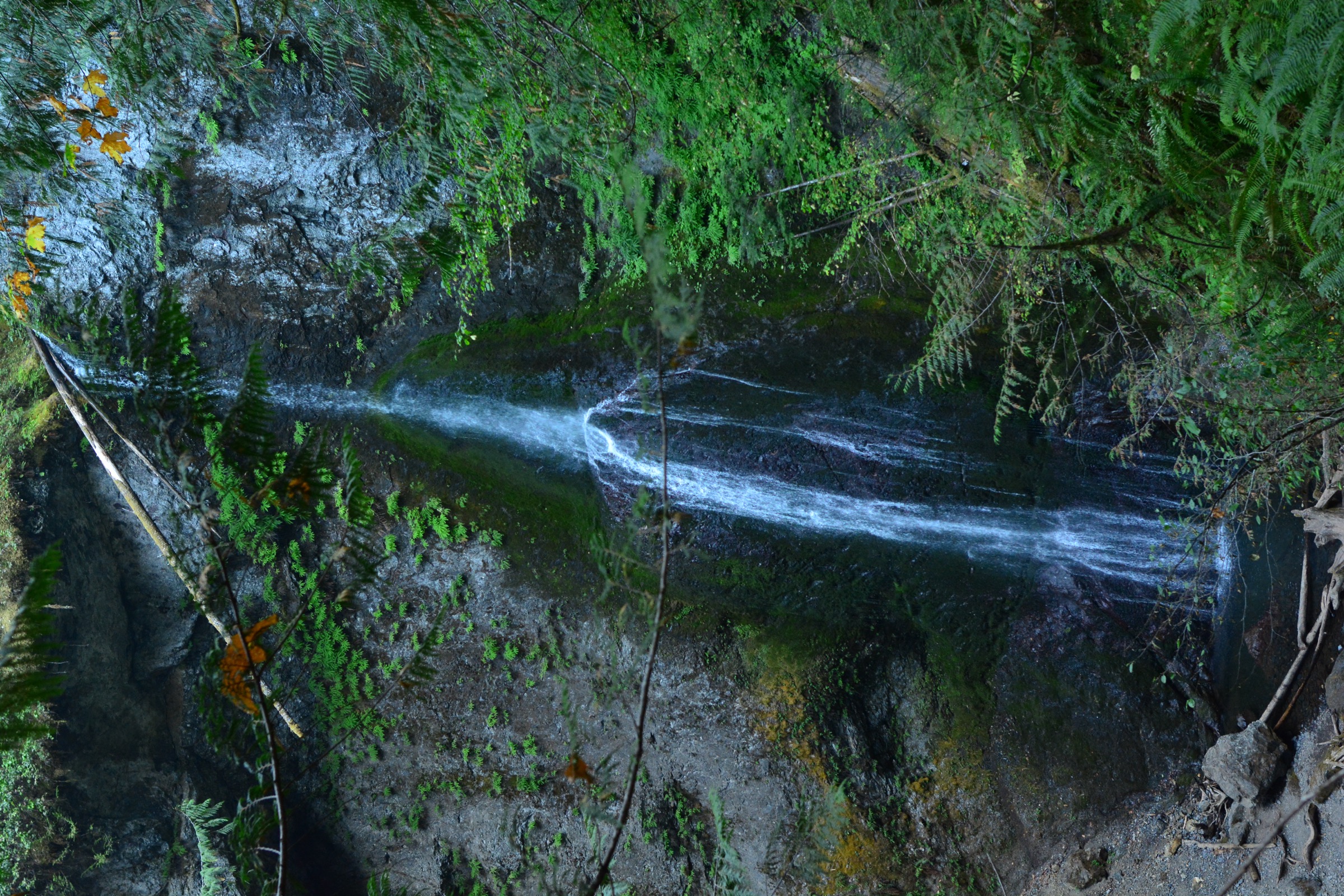 Marymere Falls waterfall view