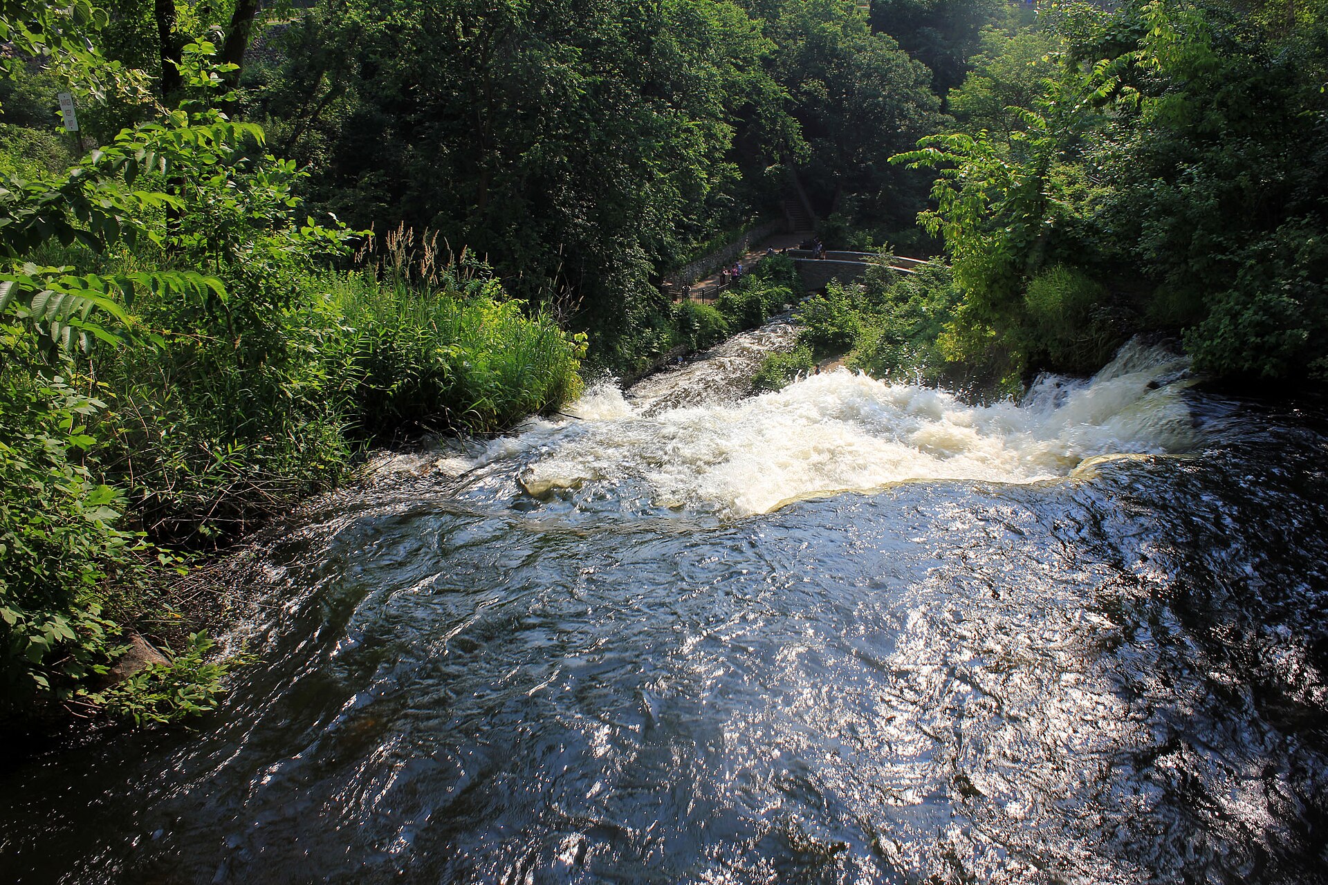 Minnehaha Falls From the top of the falls