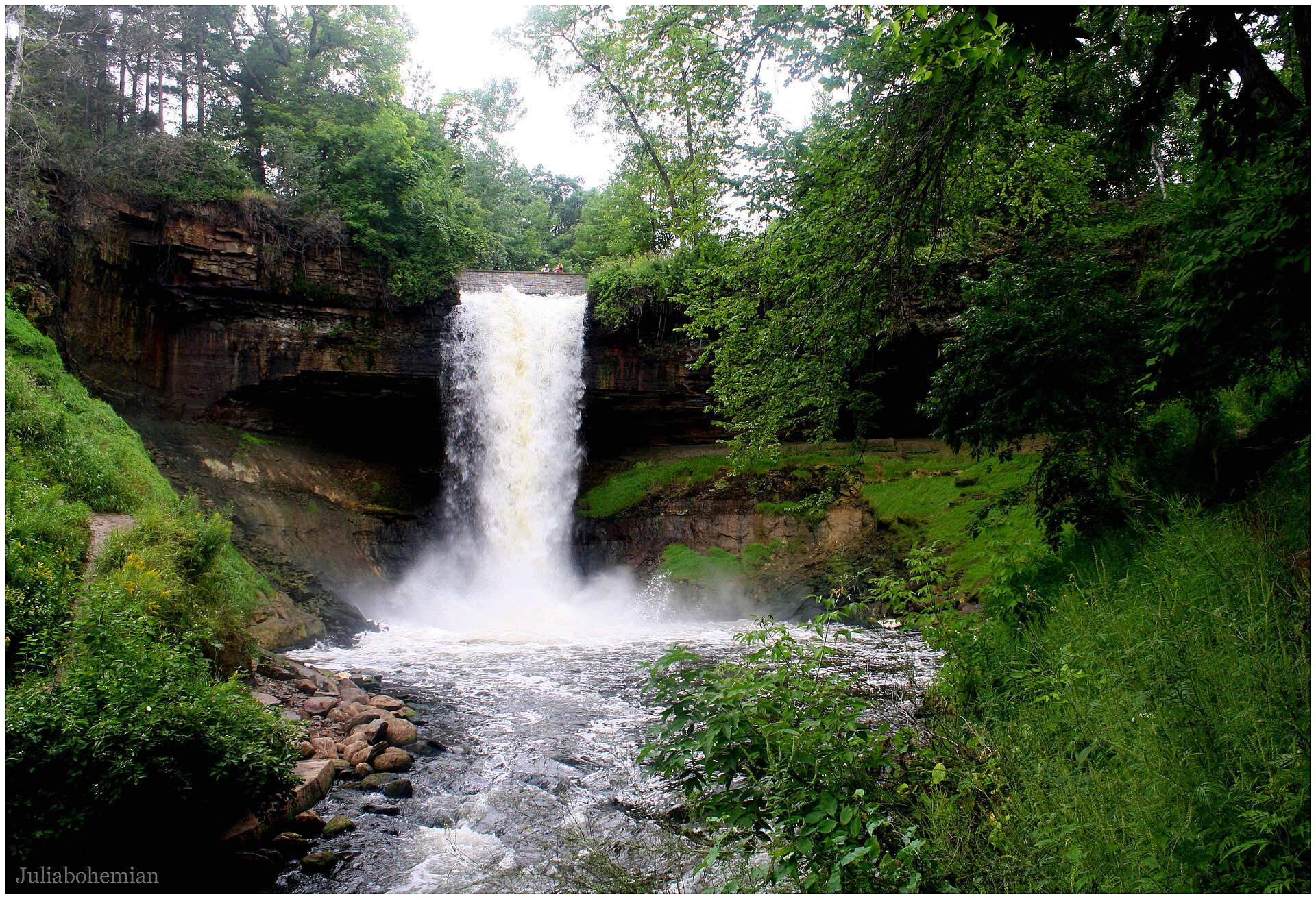 Minnehaha Falls The gorge