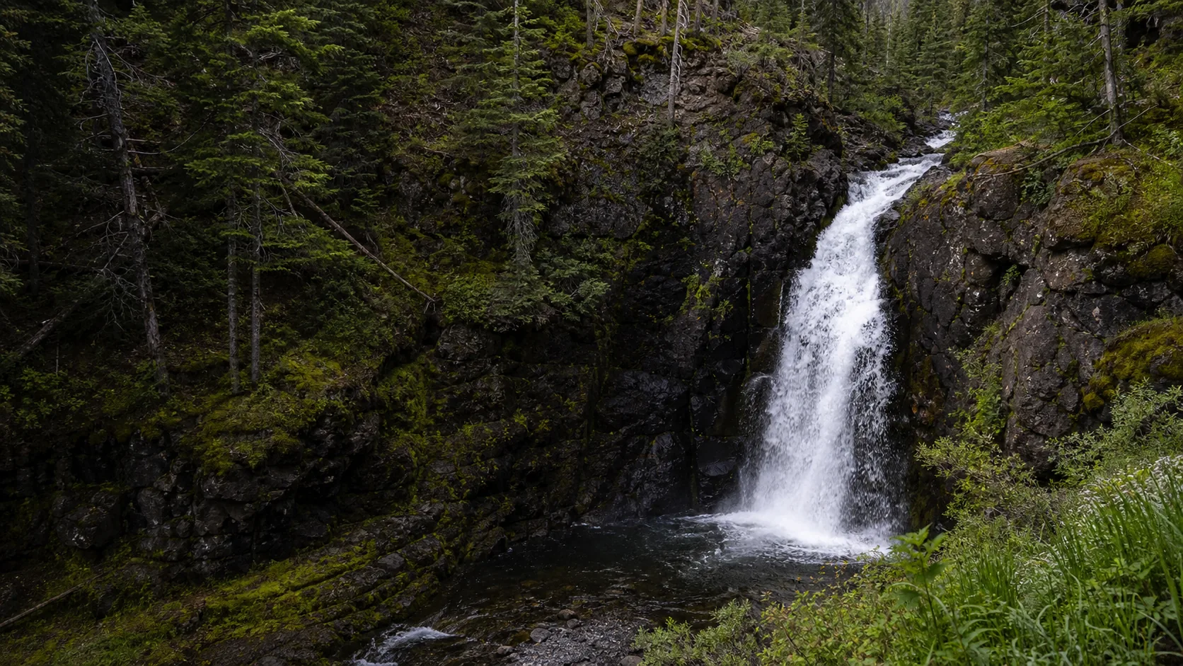 Moose Falls waterfall guide