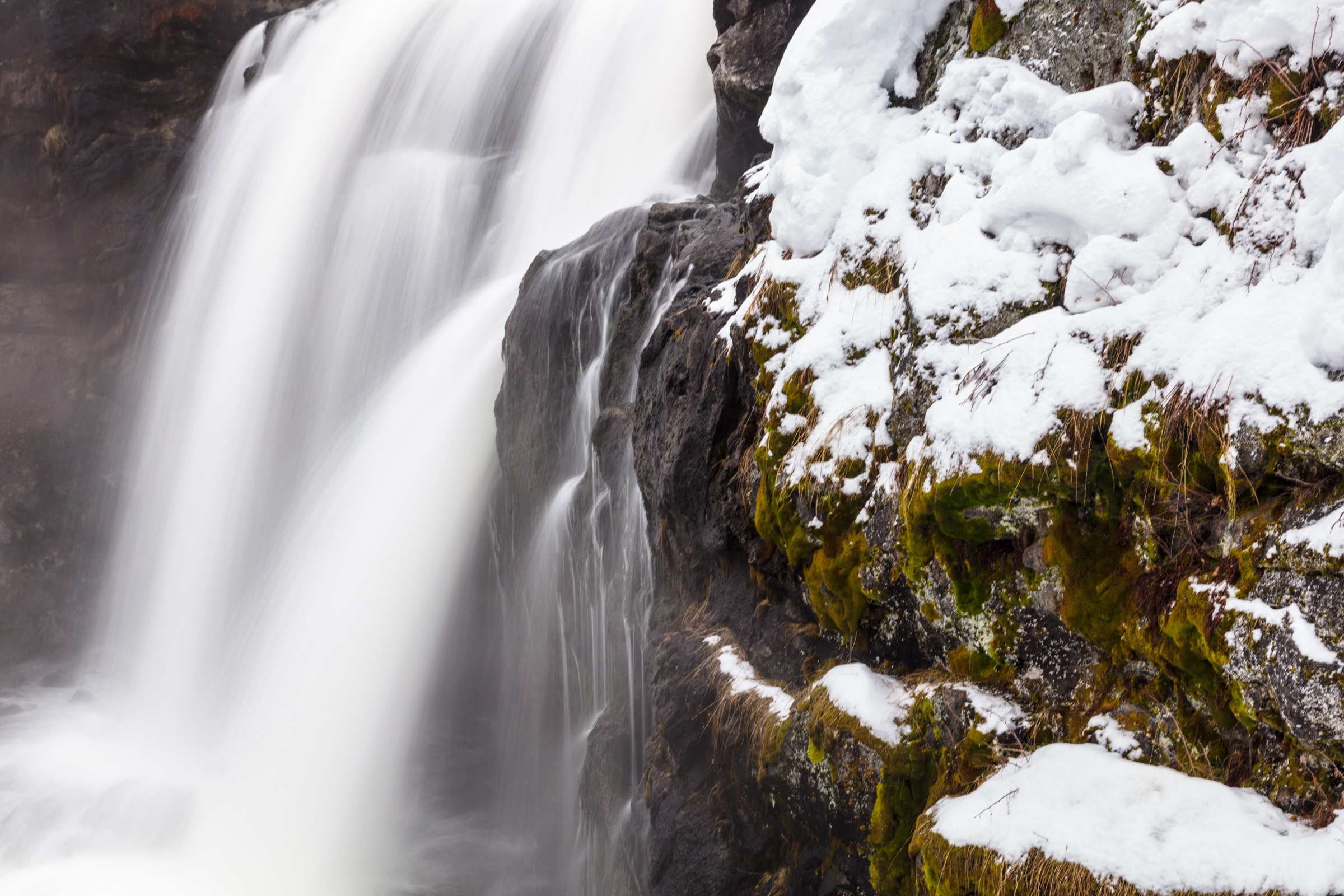 Moose Falls in spring or higher-flow season