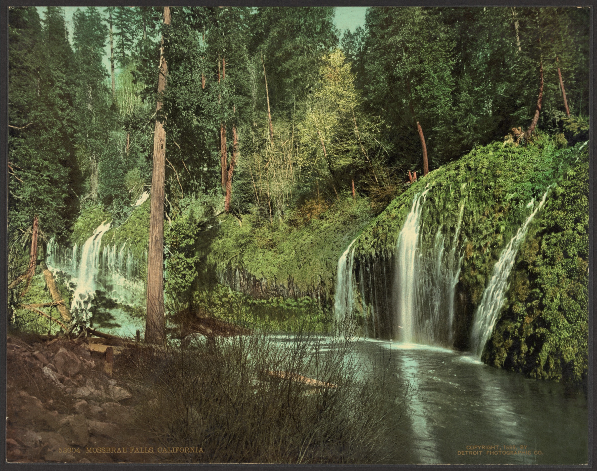Mossbrae Falls Mossbrae Falls waterfall in California