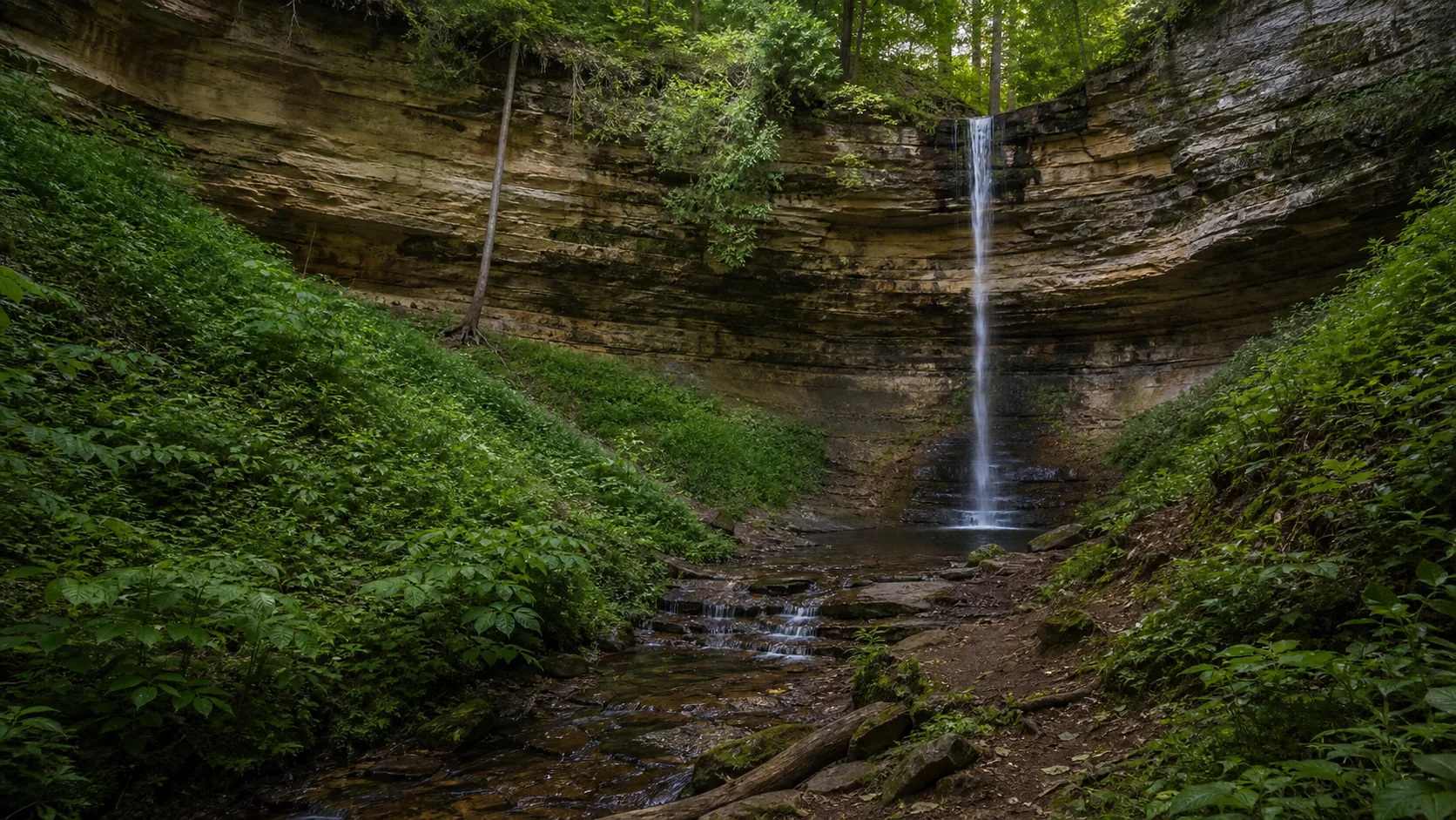 Munising Falls waterfall guide