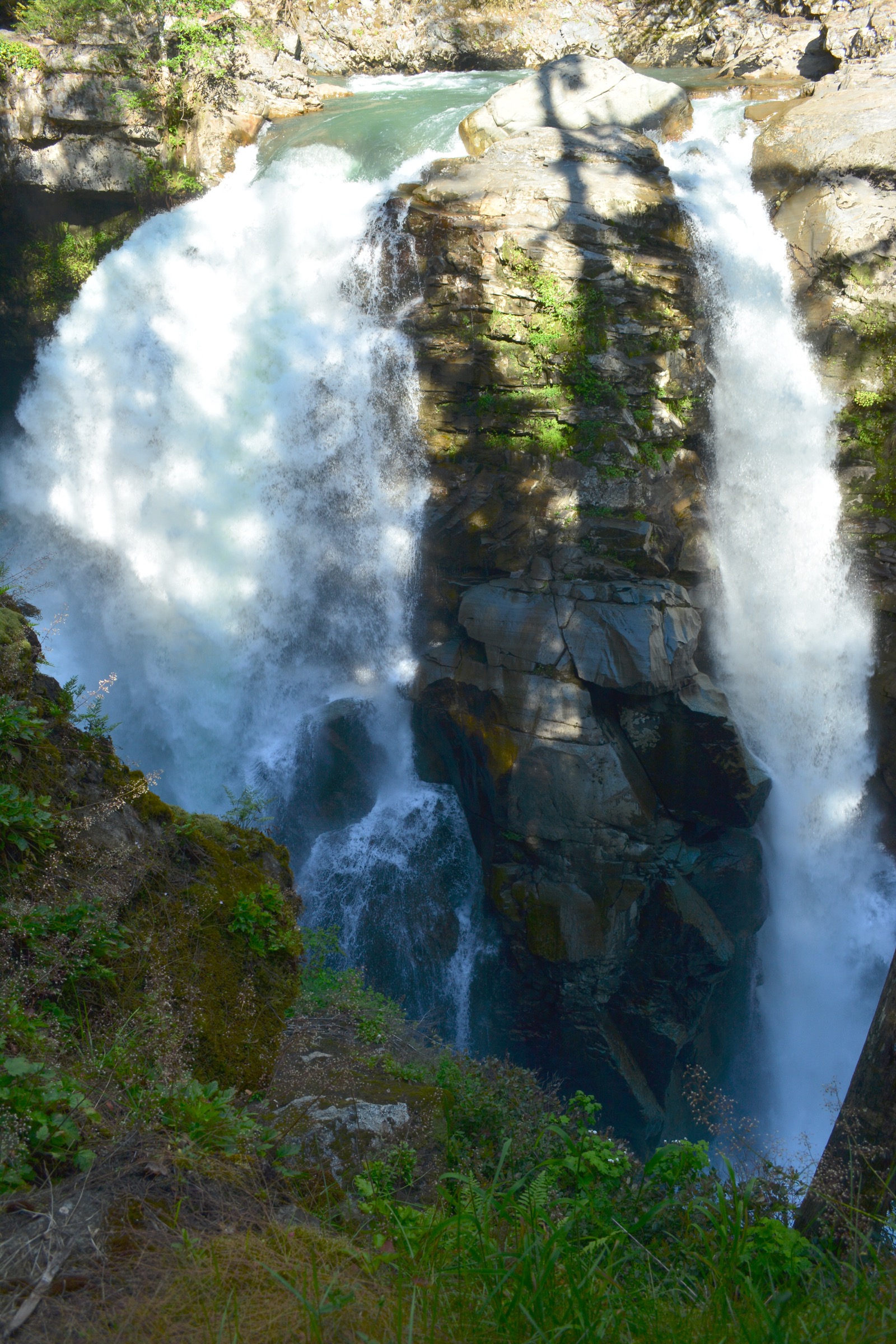 Nooksack Falls main view of nooksack falls