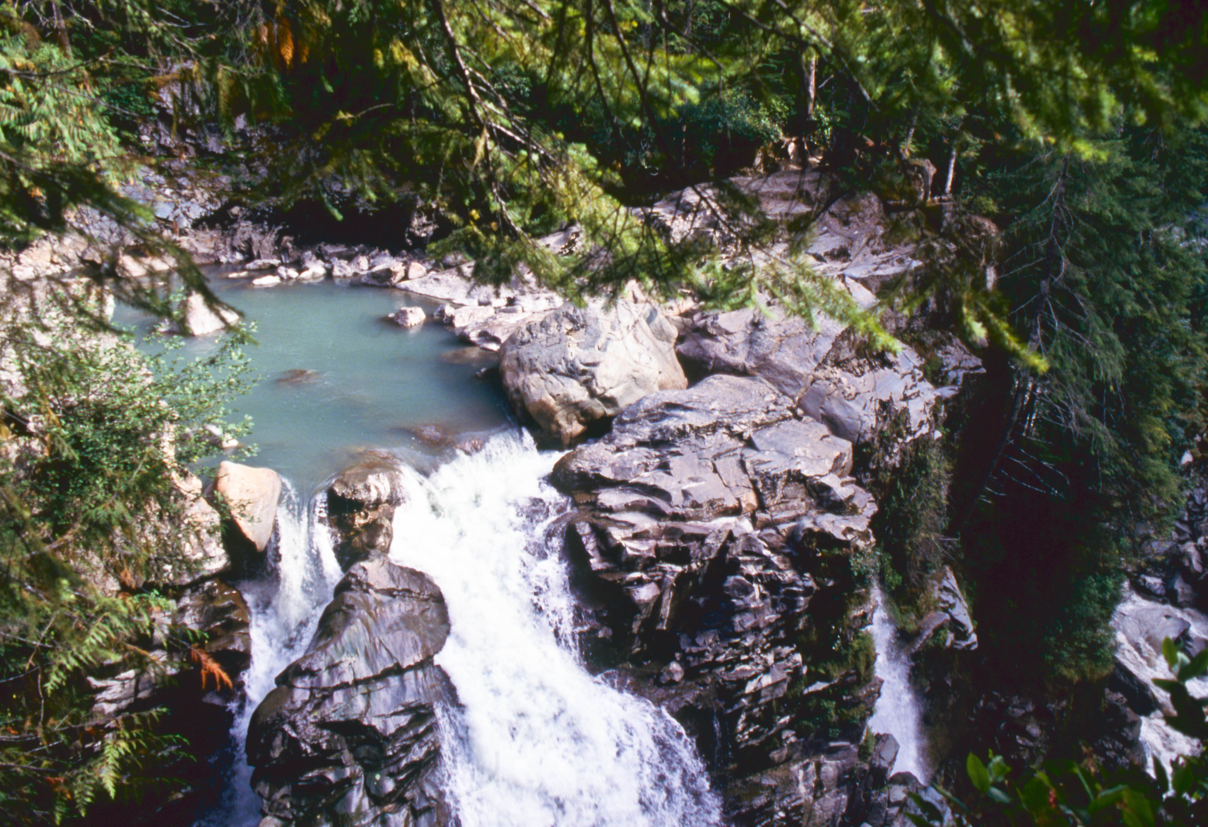 Nooksack Falls waterfall view