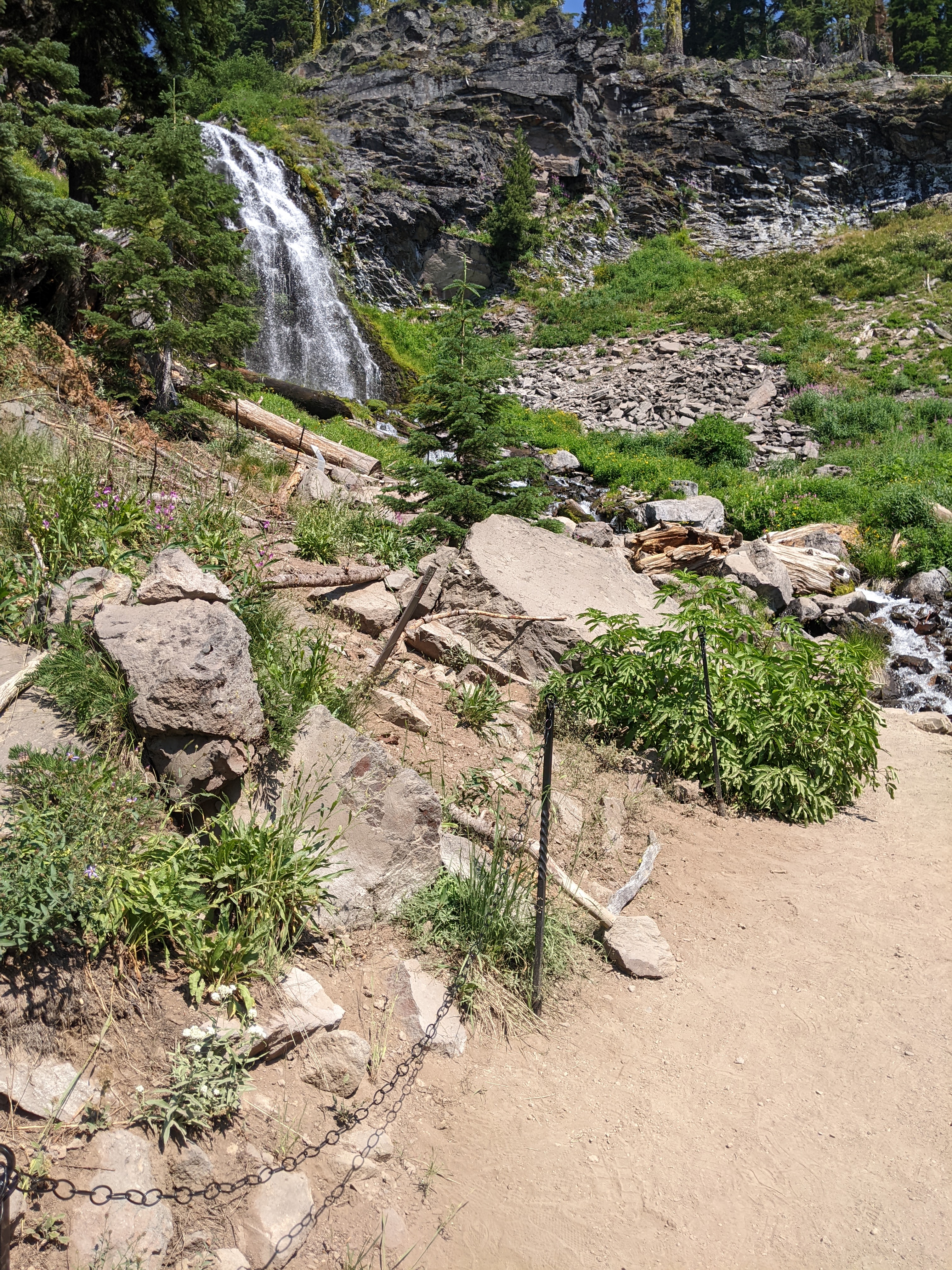 Plaikni Falls waterfall view