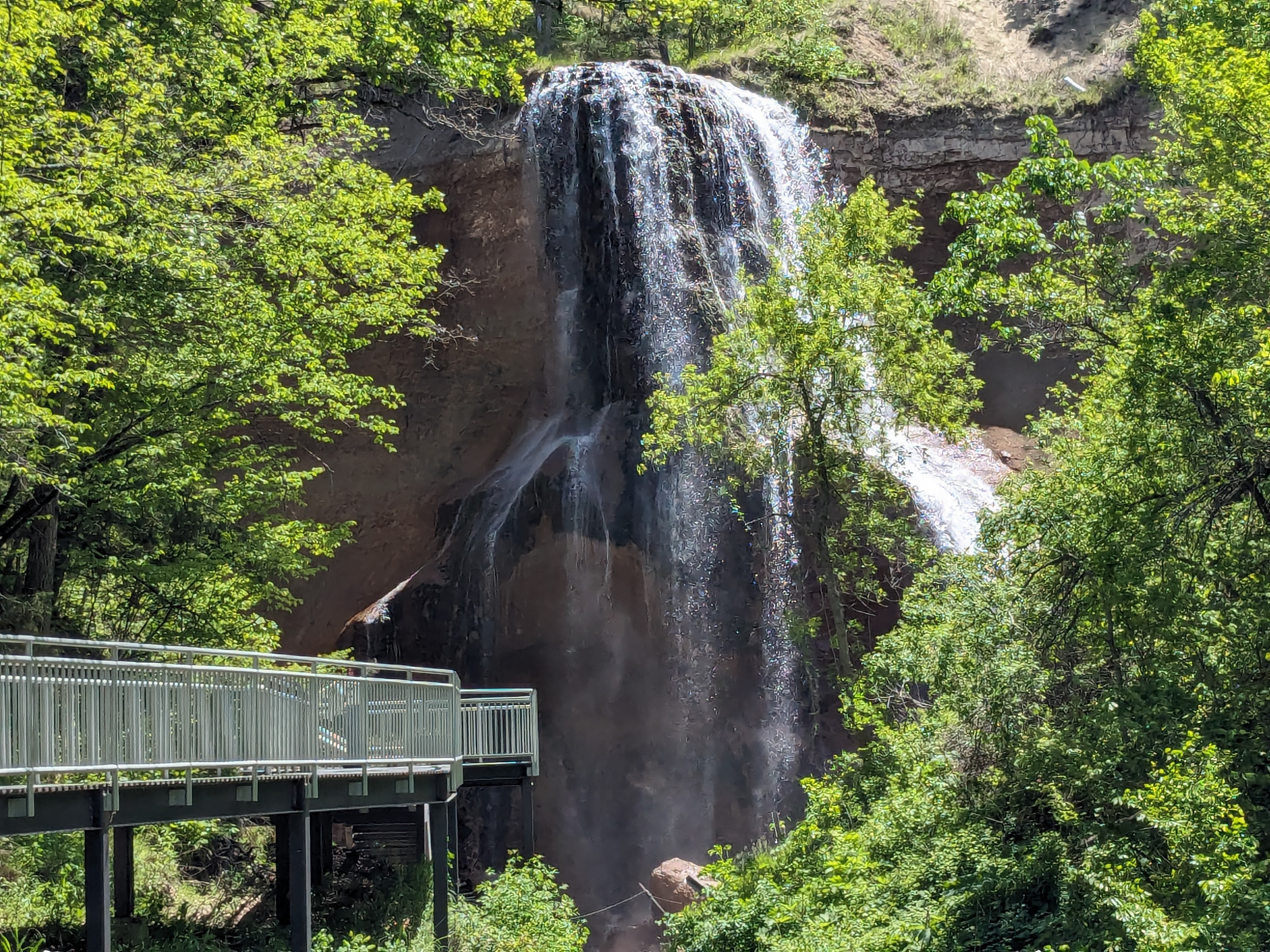 Smith Falls in spring or higher-flow season