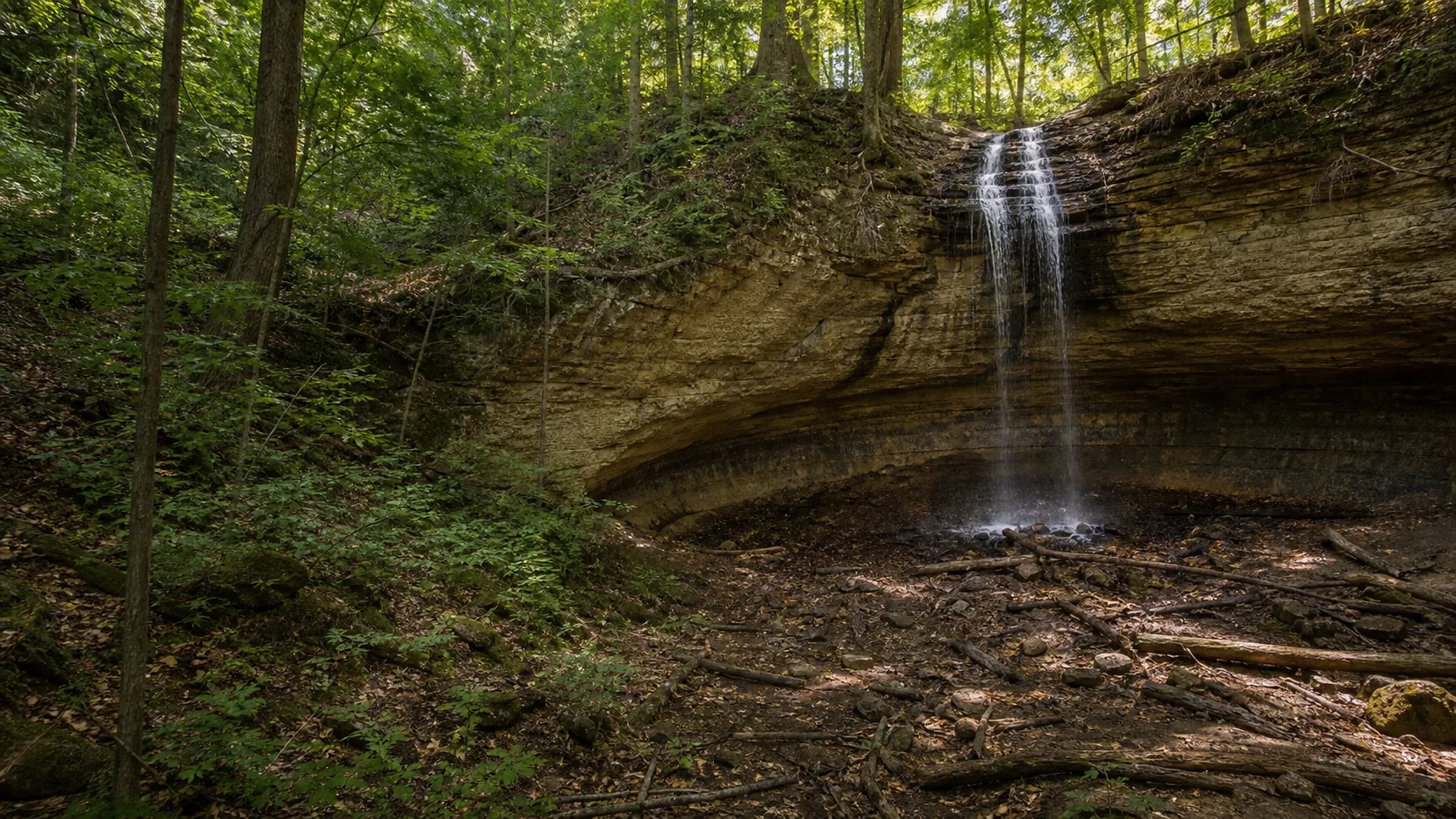 Tannery Falls waterfall guide