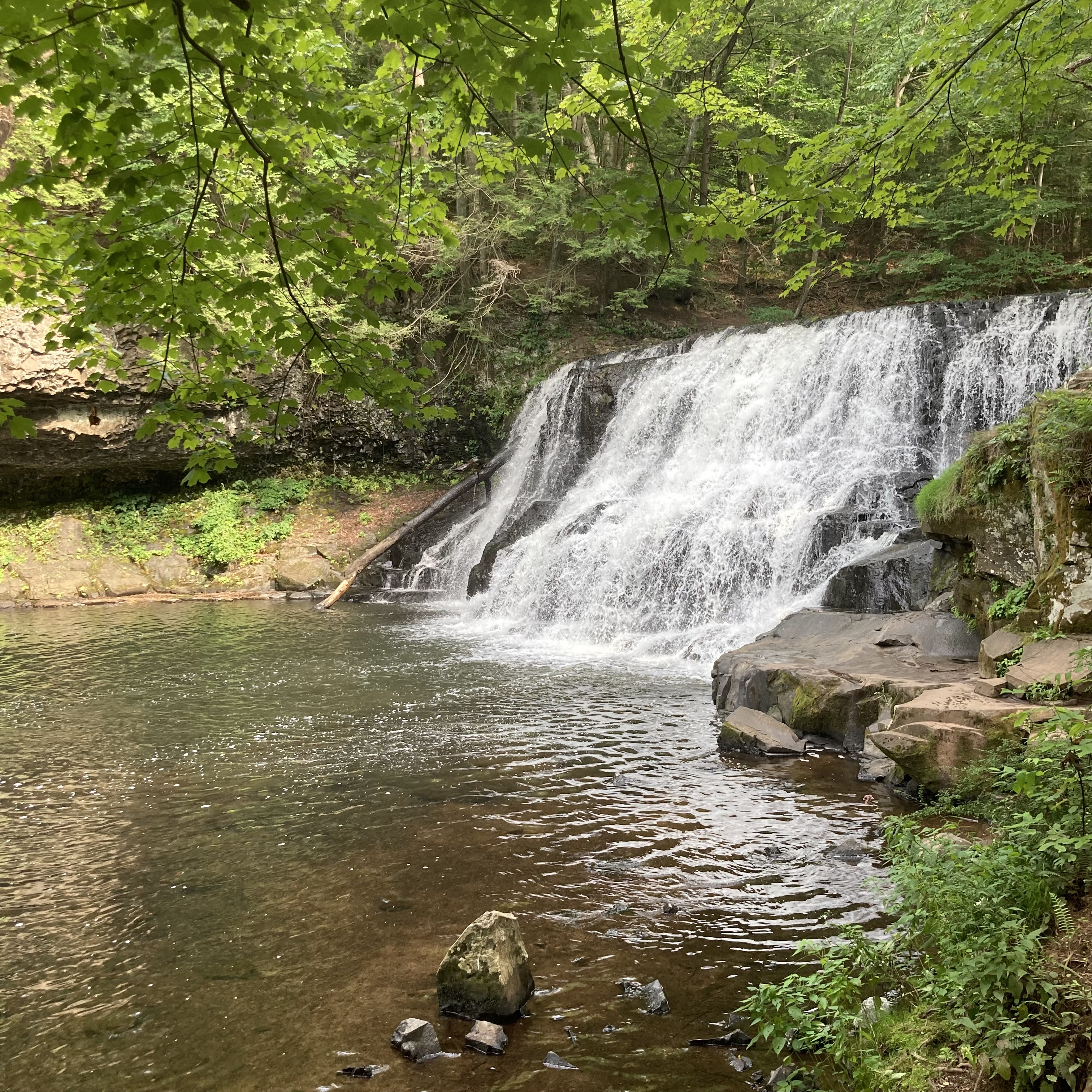 Wadsworth Falls State Park Wadsworth Falls State Park waterfall in Connecticut