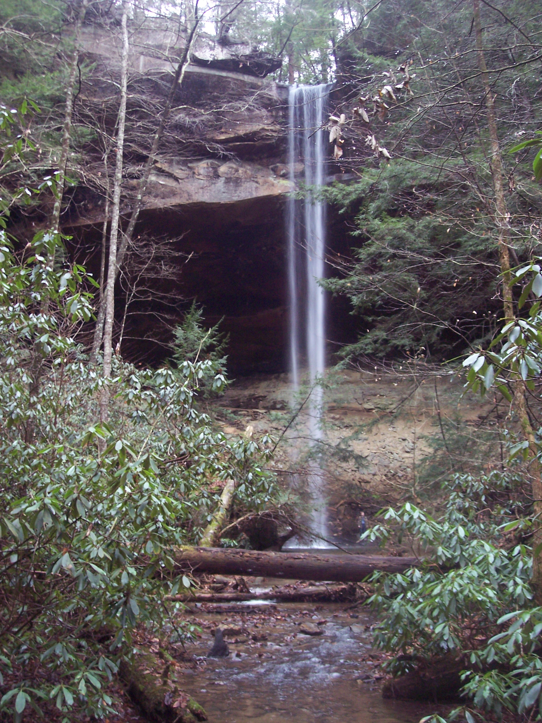 Yahoo Falls main view of yahoo falls
